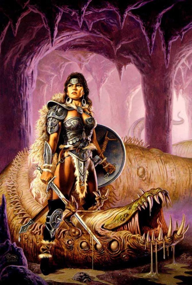 Wurm By Clyde Caldwell