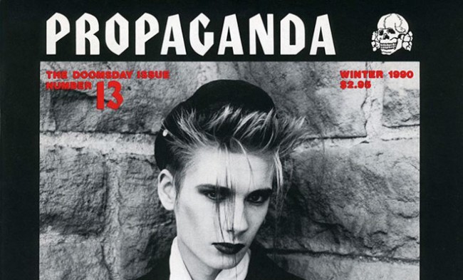 Cvlt Nation Salutes The Best Goth Magazine Ever Made Propaganda Cvlt Nation