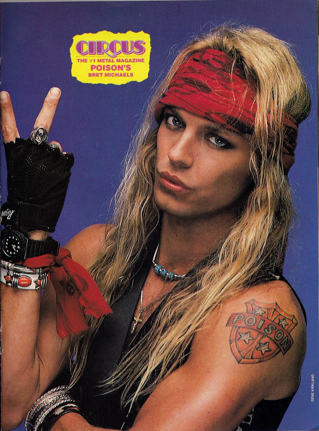Bret michaels without headband