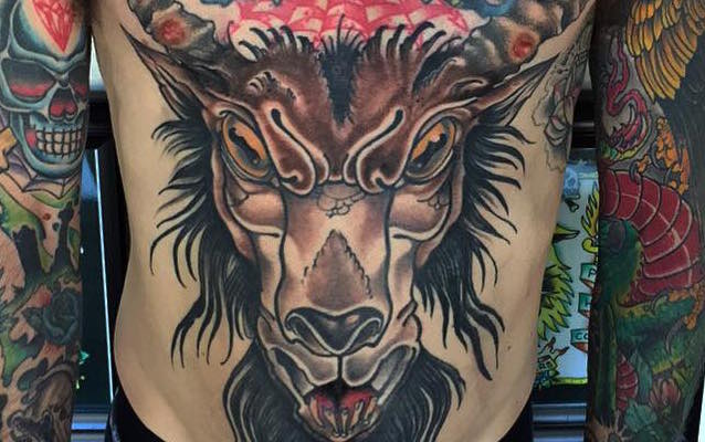 Details more than 62 goat chest tattoo best  incdgdbentre