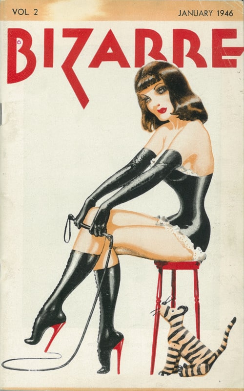500px x 800px - NSFW 1940s Fetish: The first 26 BIZARRE Magazine Covers - CVLT Nation