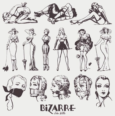 481px x 483px - 1940s Bondage Illustration | BDSM Fetish