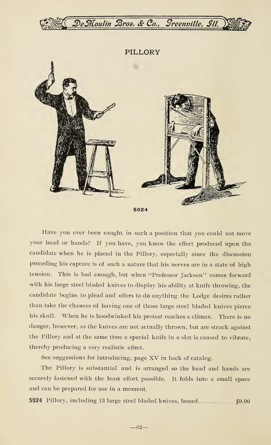 Torture Devices For Frat Houses And Lodges From A 1908 Catalogue – CVLT ...